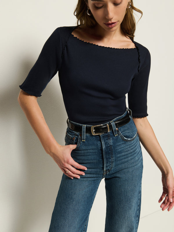 Nation Los Angeles Julee Boatneck Tee
