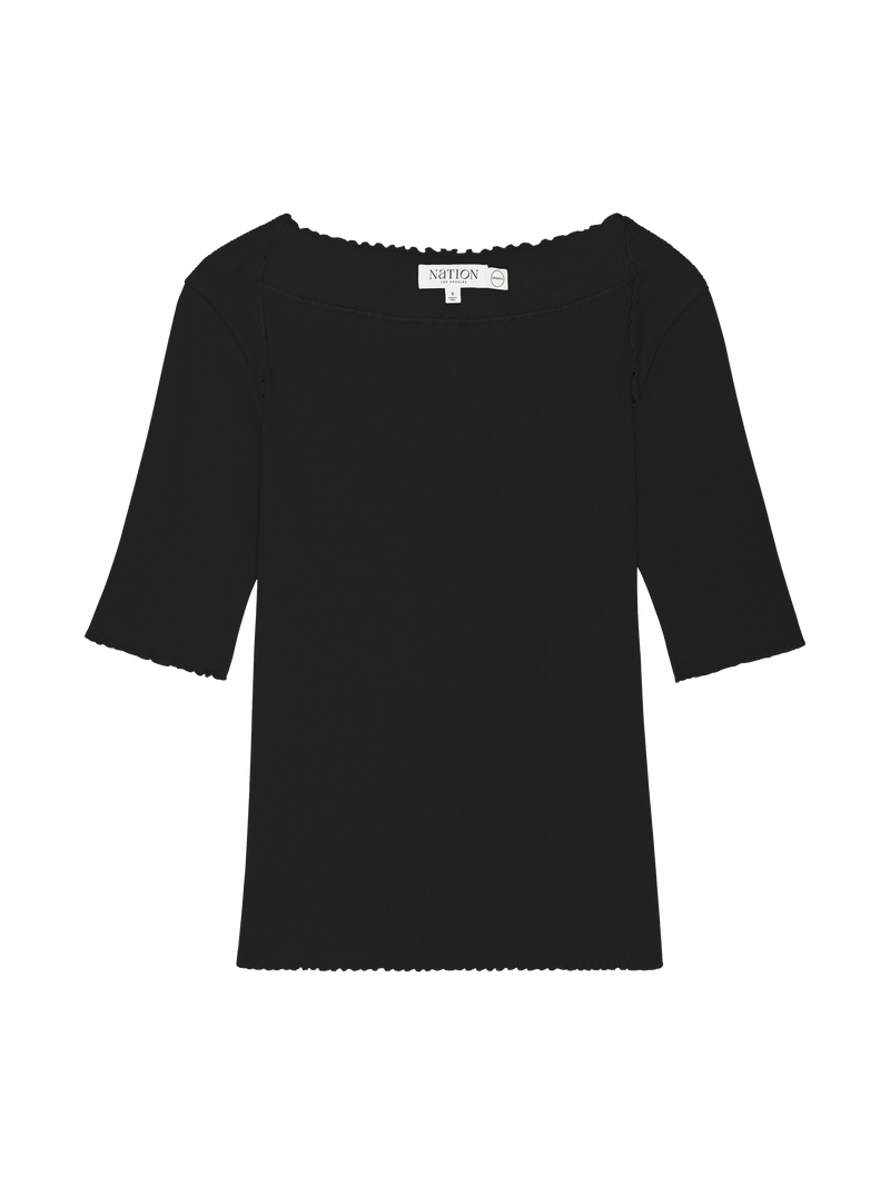 Nation Los Angeles Julee Boatneck Tee