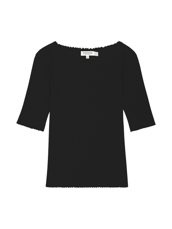 Nation Los Angeles Julee Boatneck Tee