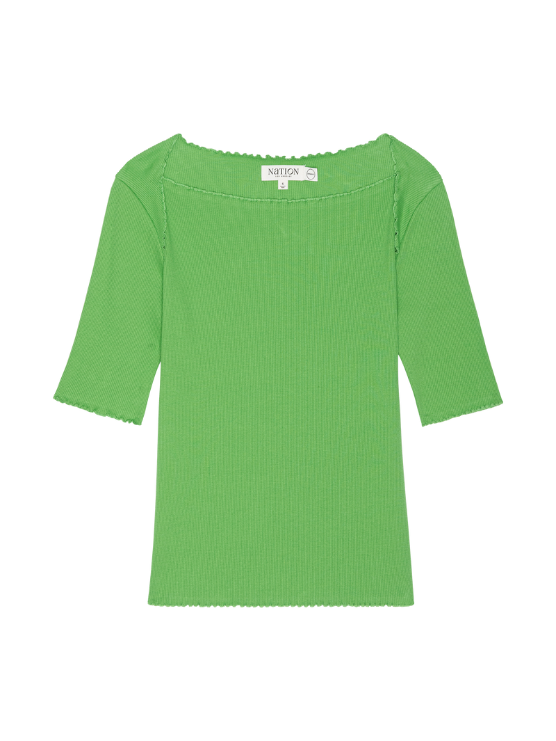 Nation Los Angeles Julee Boatneck Tee