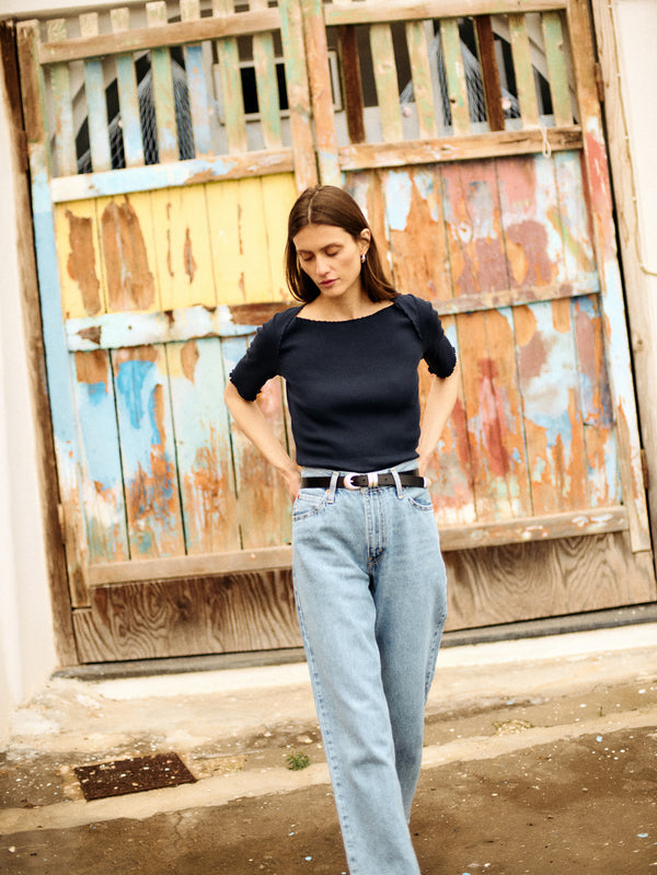 Nation Los Angeles Julee Boatneck Tee