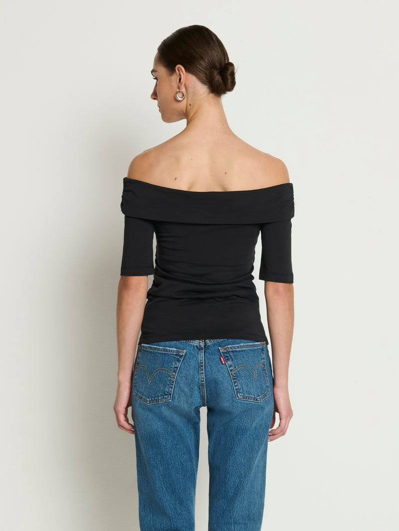 Nation Los Angeles Julia Off Shoulder Tee