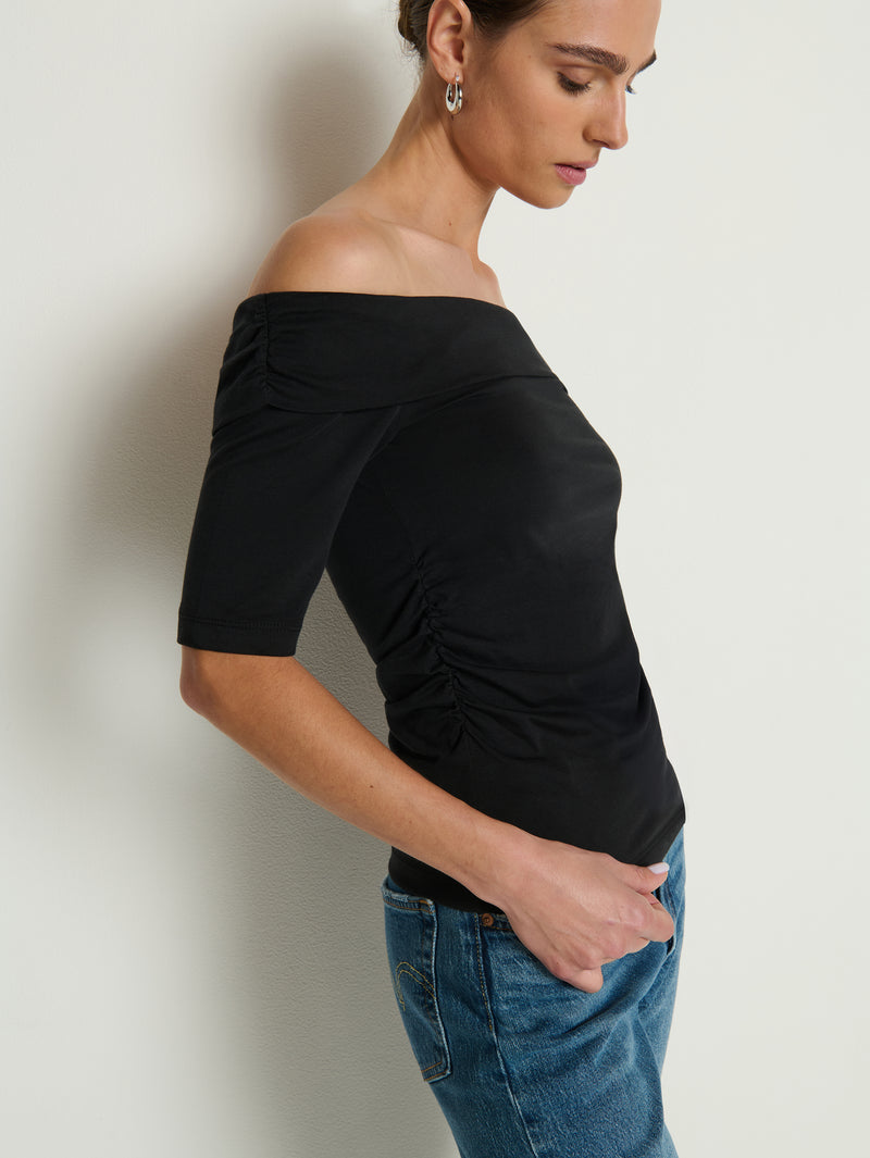 Nation Los Angeles Julia Off Shoulder Tee
