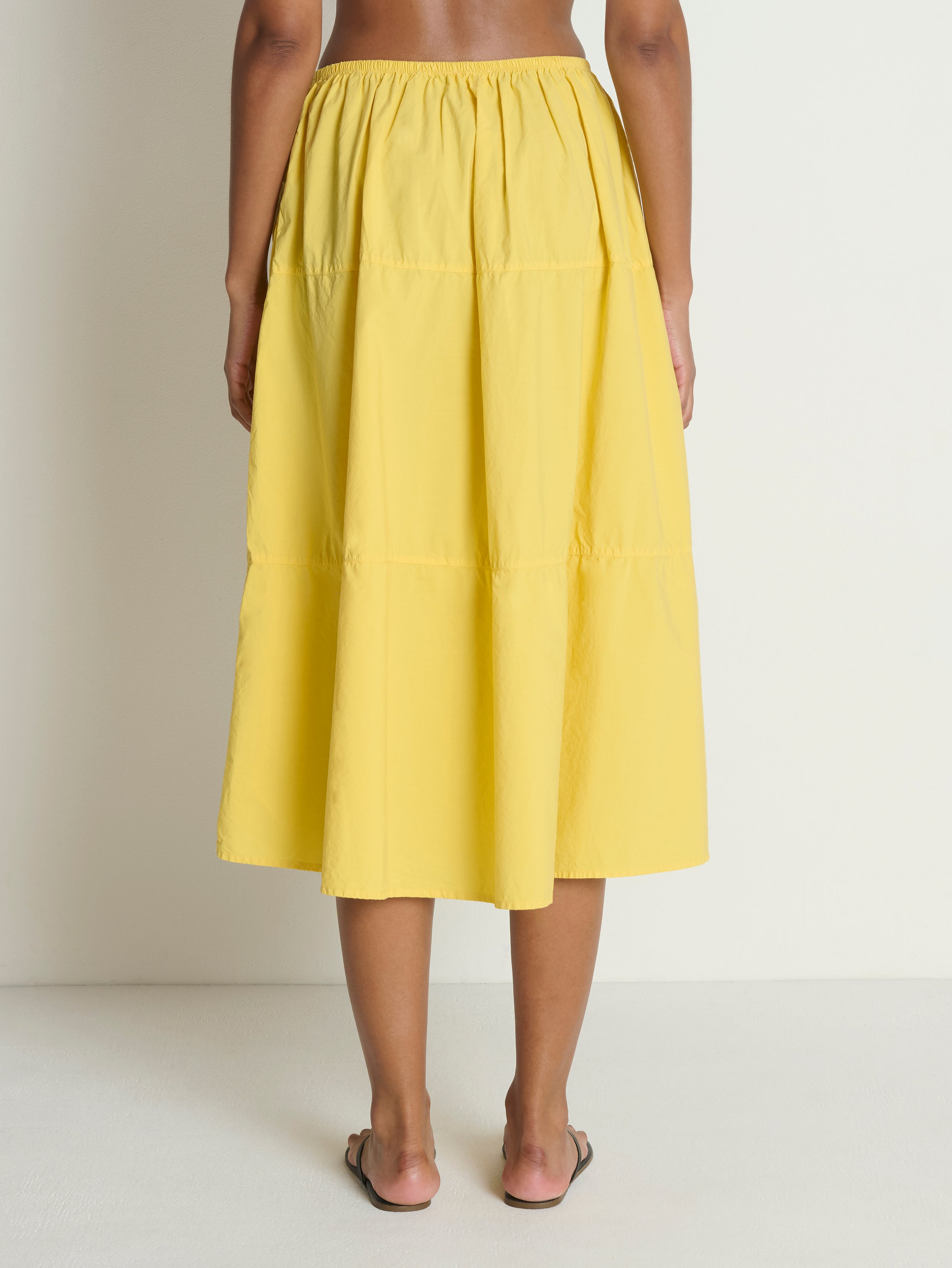 Karin Tiered Skirt—Sunshine | Nation Los Angeles