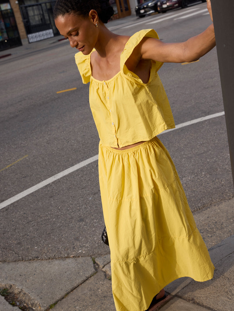 Nation Los Angeles Karin Tiered Skirt