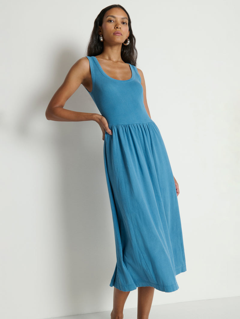 indigo midi dress Women's Karla Midi Dress in Indigo | M | Ethical Essentials
