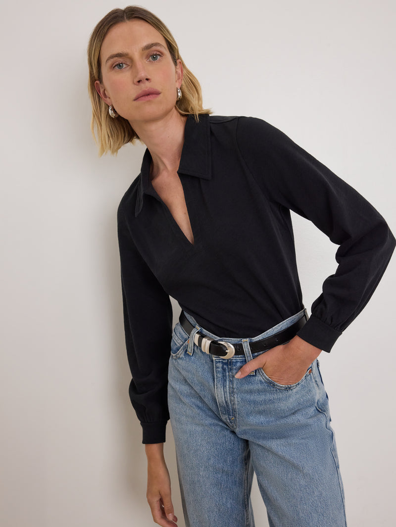Nation Los Angeles Kimberley Polo Tee