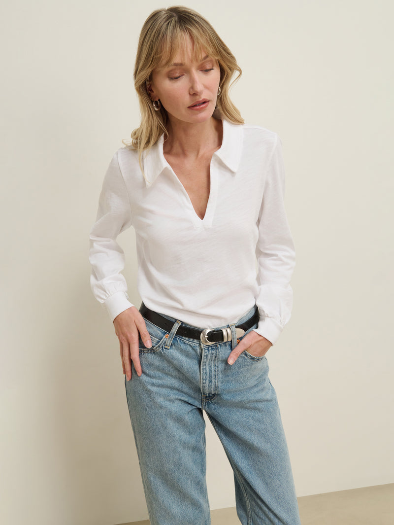 Nation Los Angeles Kimberley Polo Tee