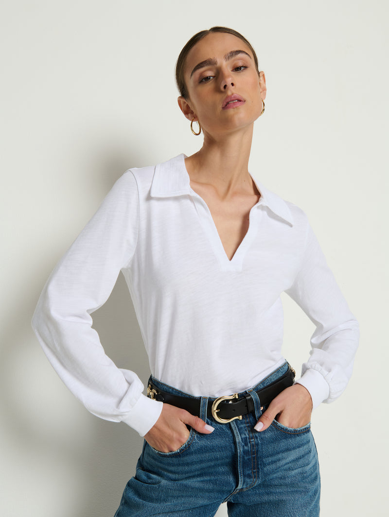 Nation Los Angeles Kimberley Polo Tee