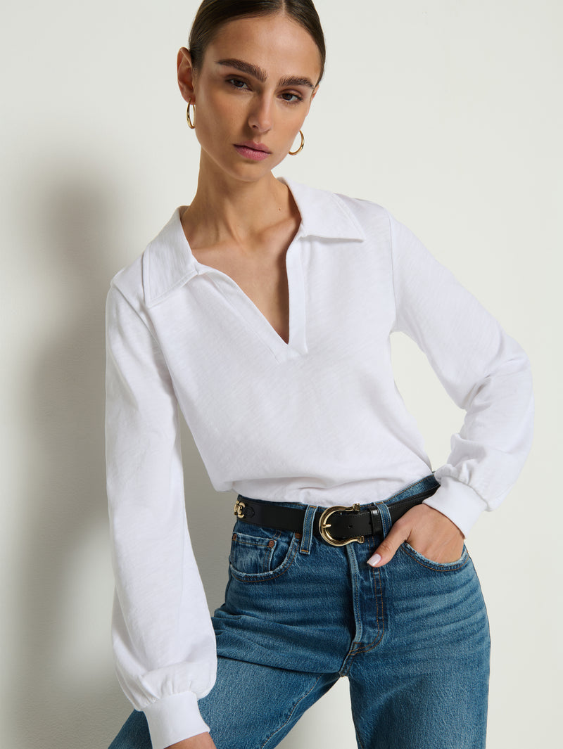 Nation Los Angeles Kimberley Polo Tee