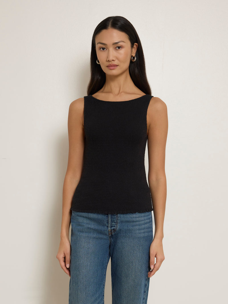Nation Los Angeles Kimmy Smocked Tank