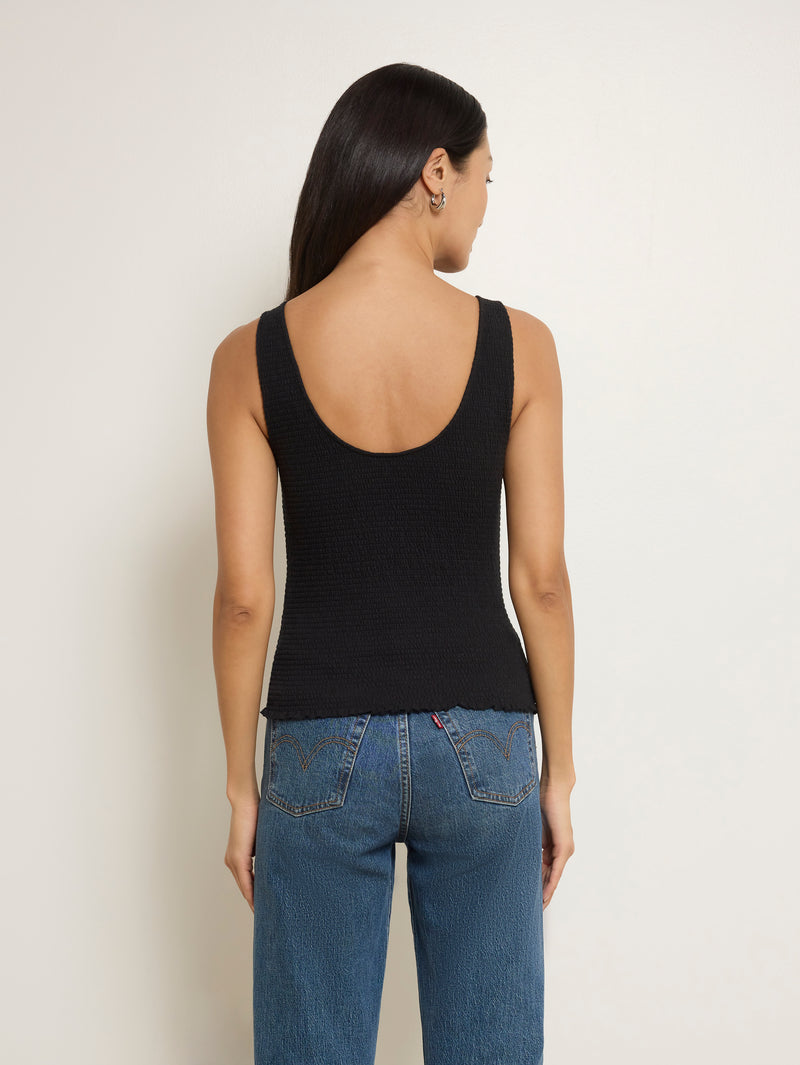 Nation Los Angeles Kimmy Smocked Tank