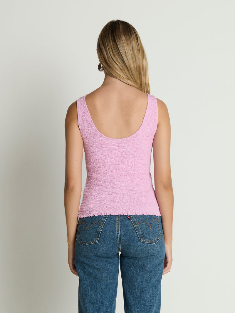 Nation Los Angeles Kimmy Smocked Tank