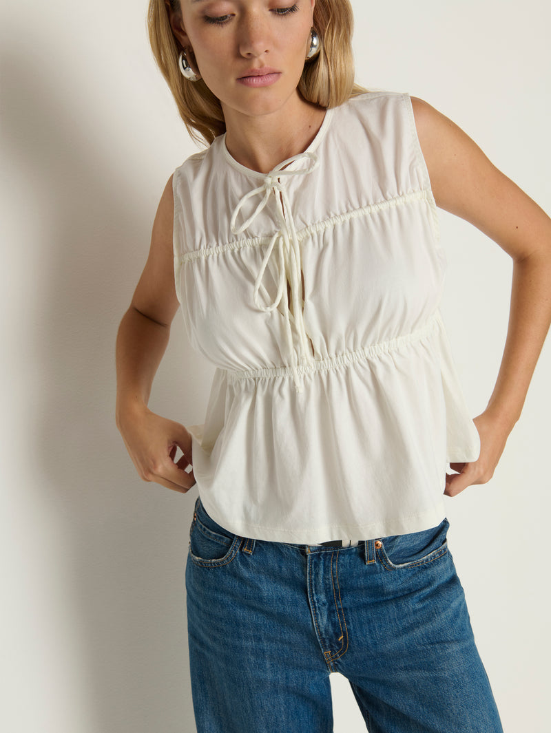 Nation Los Angeles Lacie Ruching Top