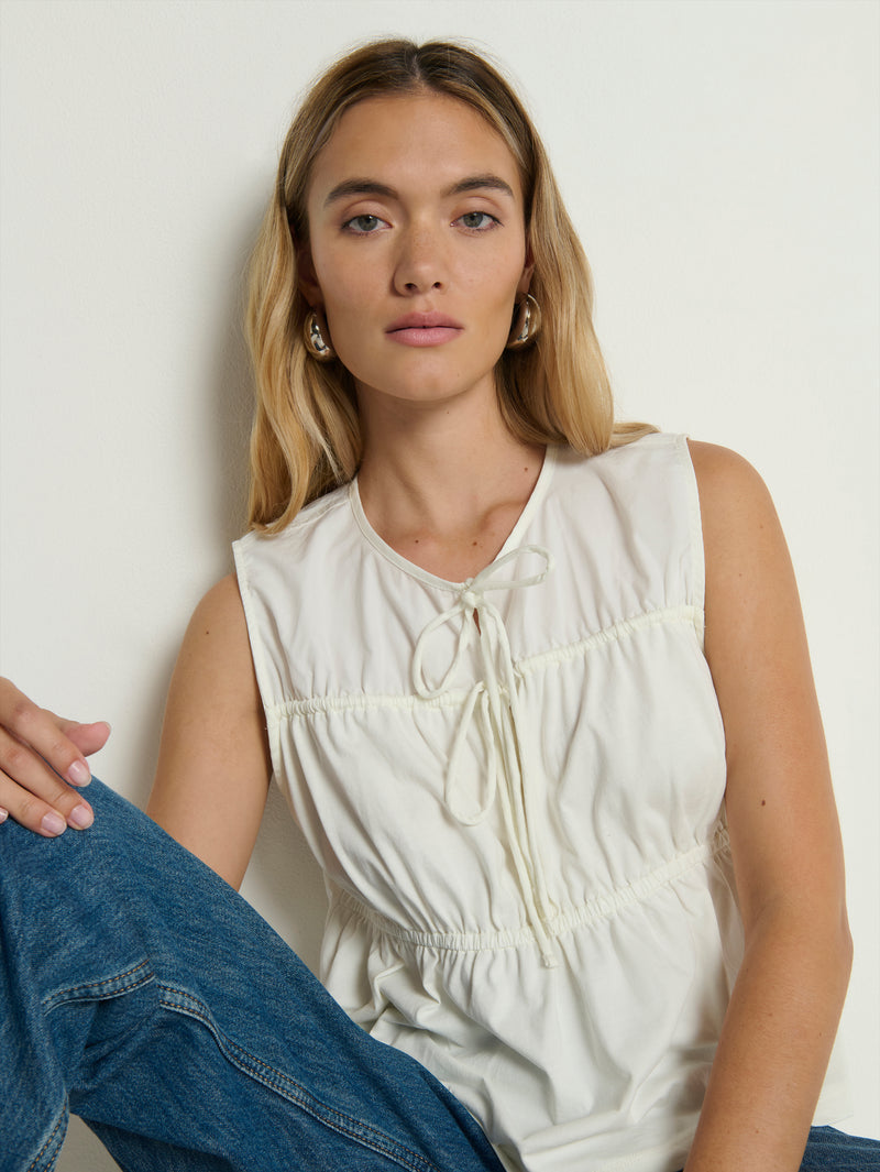 Nation Los Angeles Lacie Ruching Top