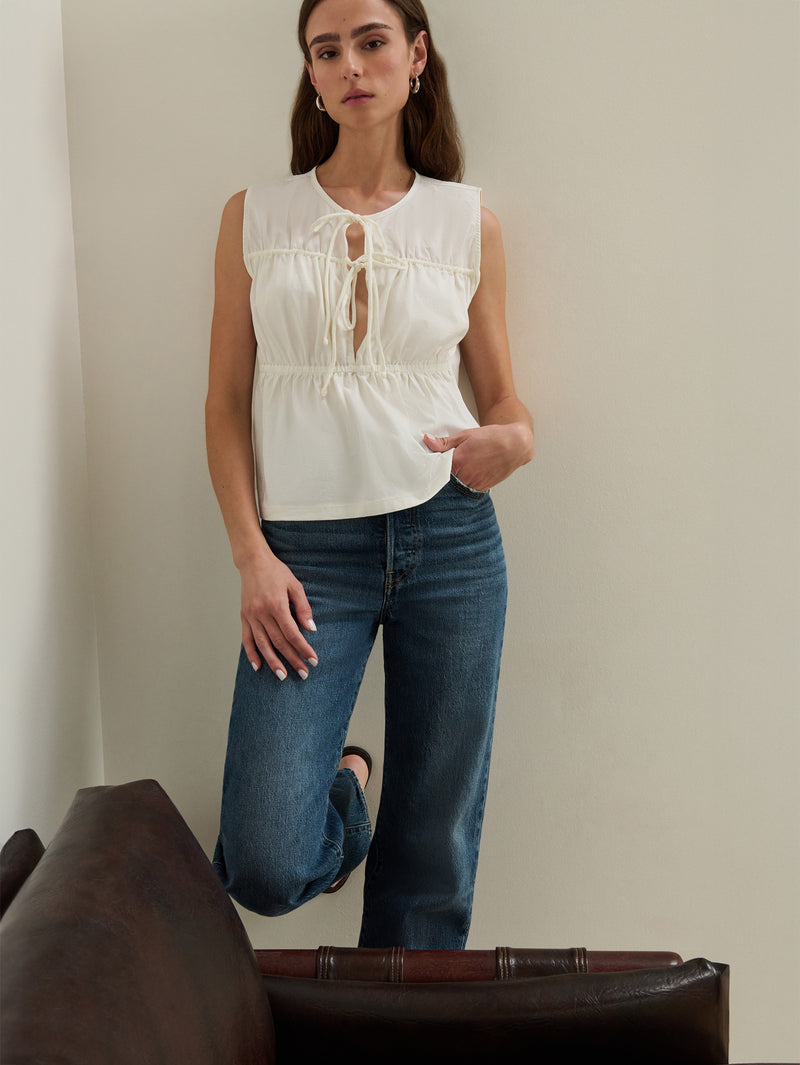 Nation Los Angeles Lacie Ruching Top