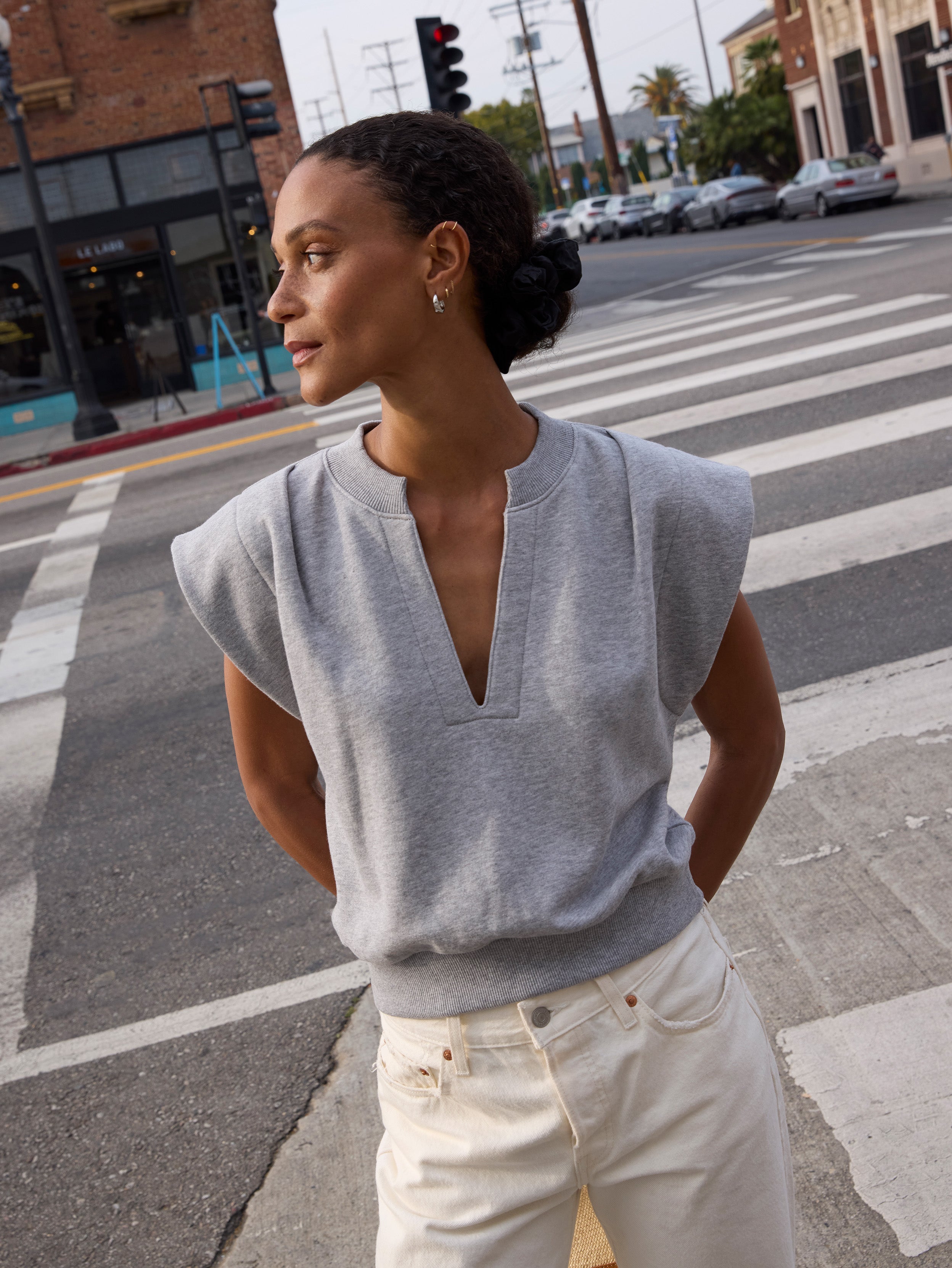Lenon Crewneck Sweatshirt Heather Grey – Nation Los Angeles