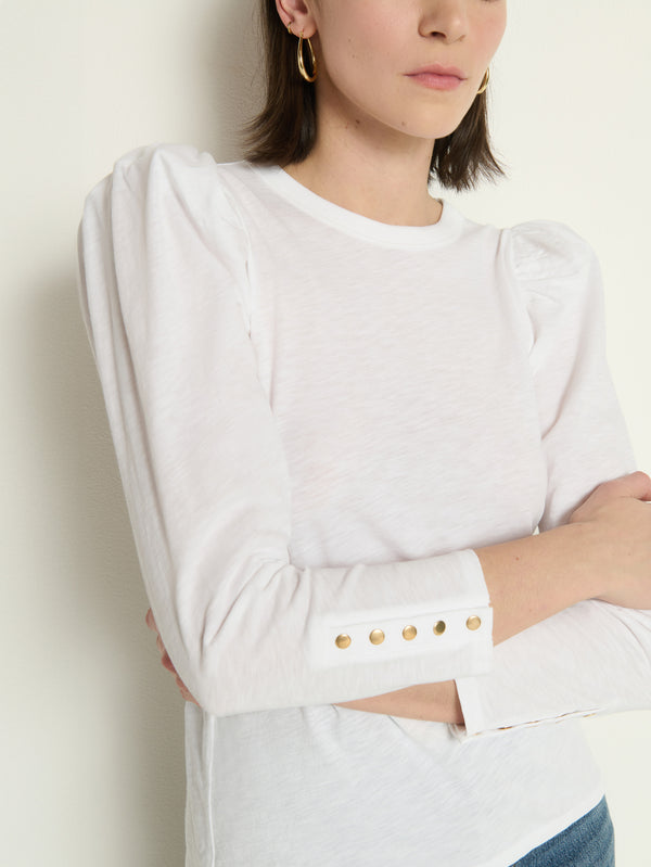 Nation Los Angeles Leta Puff Shoulder Top