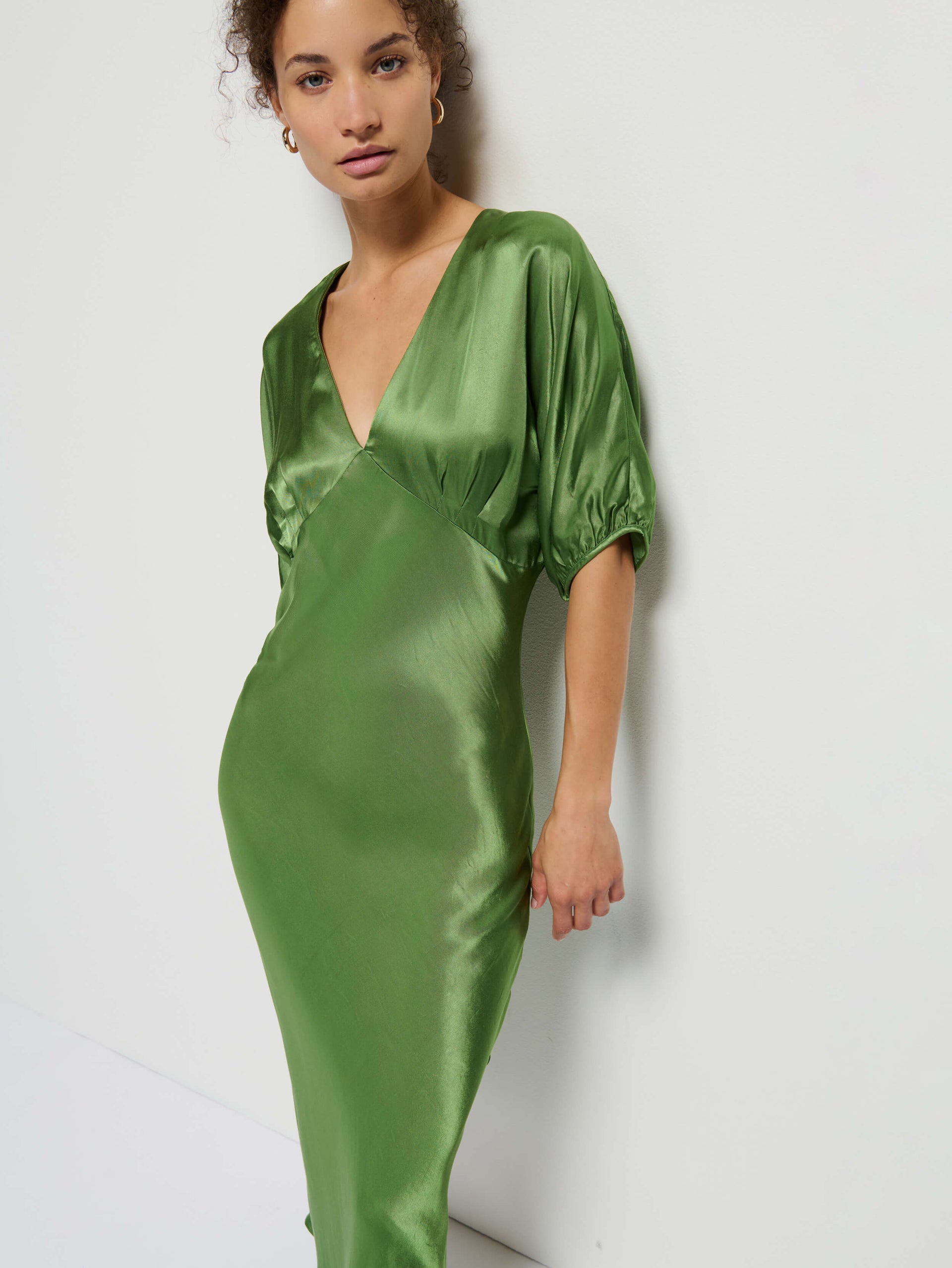 Lily-Rose Dress - Salon Green | Nation Los Angeles Lily-Rose Dress - Salon Green | Nation Los Angeles