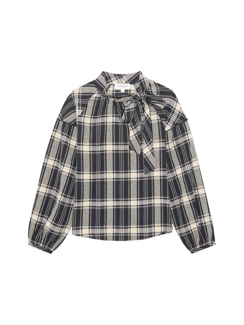 Nation Los Angeles Liz Scarf Blouse