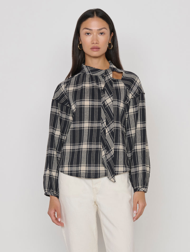 Nation Los Angeles Liz Scarf Blouse