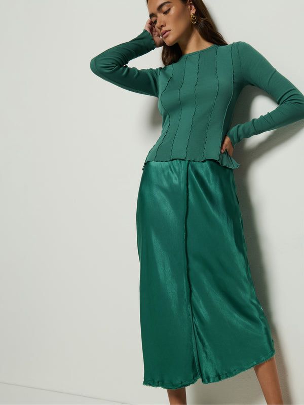 Lola Bias Midi Skirt