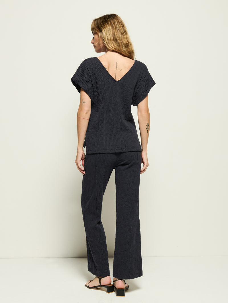 Nation Los Angeles Lottie V-Neck Top and Justine Top