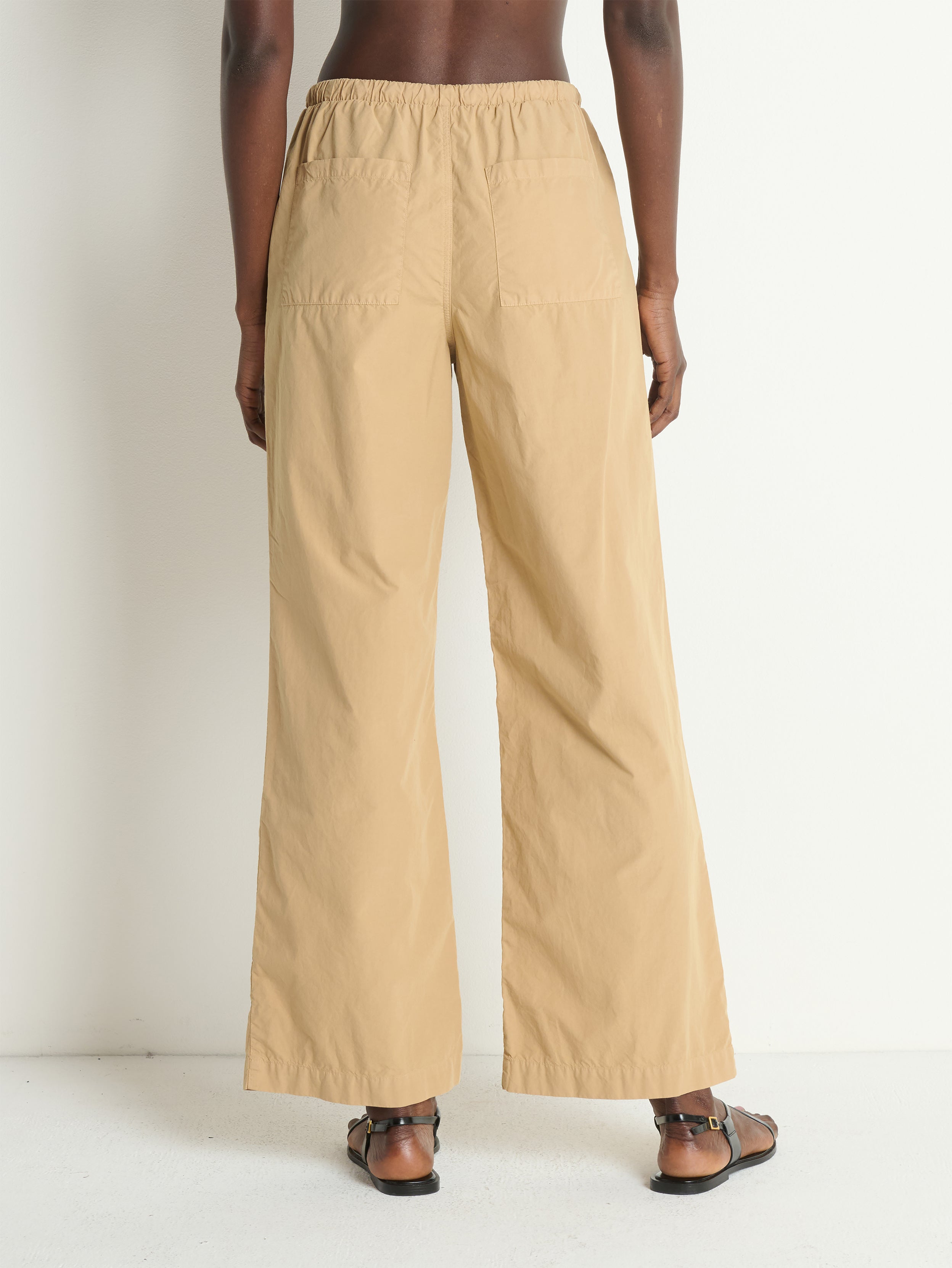 Lucia Poplin Pant—Toffee | Nation Los Angeles