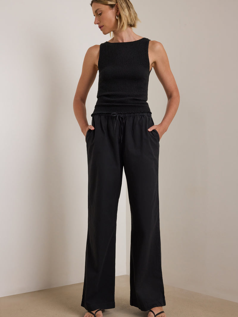 Nation Los Angeles Lucia Tie Waist Pant
