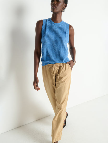 Lucia Tie Waist Pant—Toffee | Nation Los Angeles