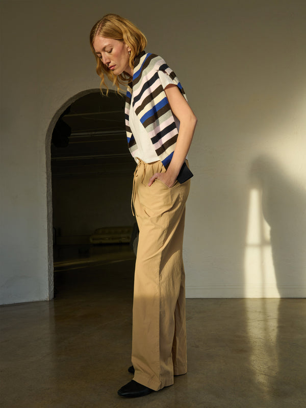 Nation Los Angeles Lucia Tie Waist Pant