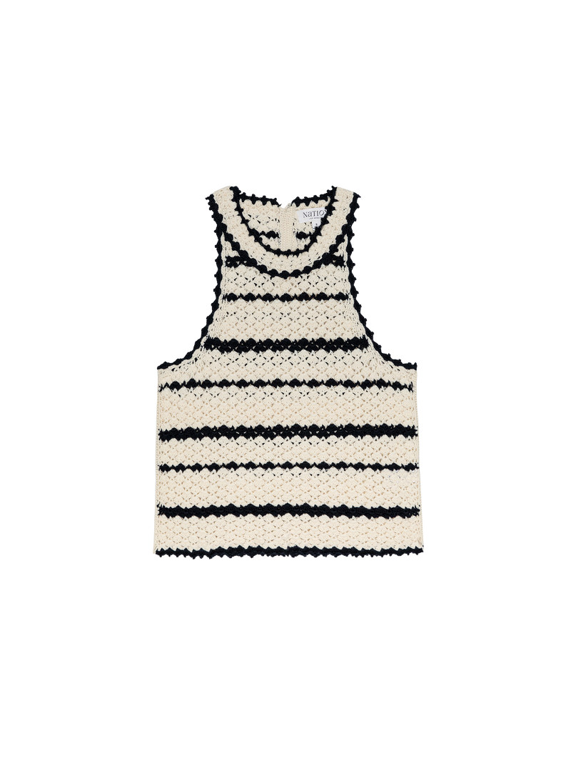 Nation Los Angeles Lucy Crochet Halter