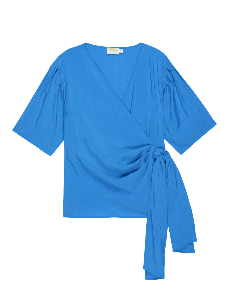 NATION LTD Luisa Tie Front Top
