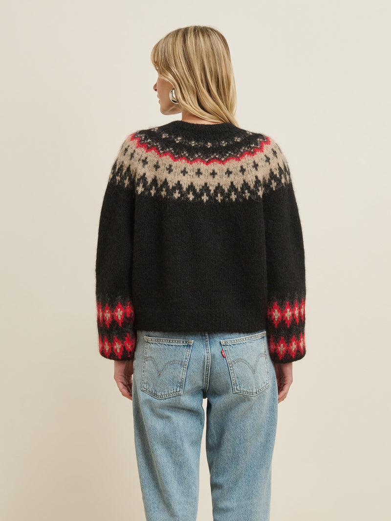 Nation Los Angeles Lula Fair Isle Cardigan