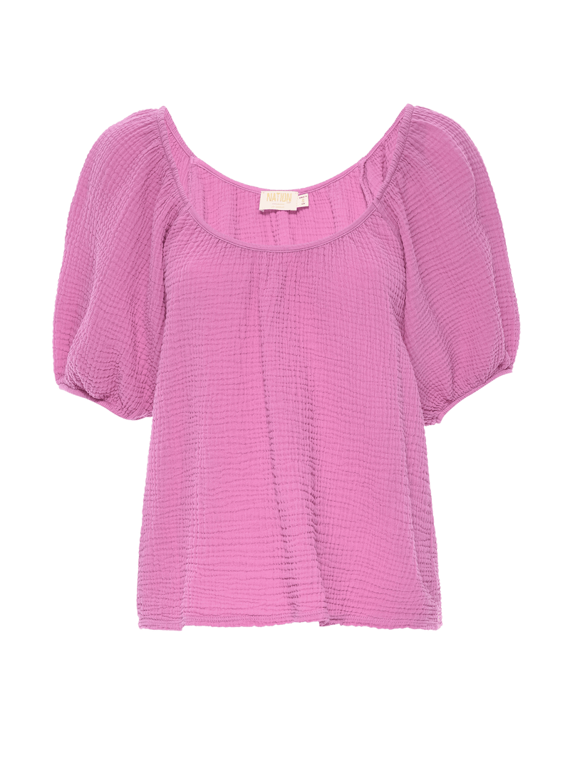 NATION LTD Lyric Easy Peasant Blouse