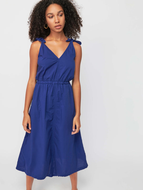 NATION LTD Marcela Tie Strap Midi Dress 