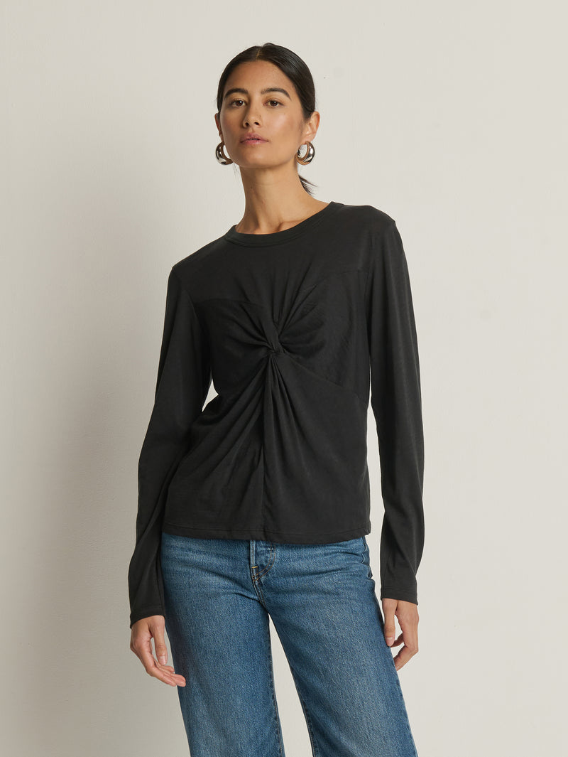 Nation Los Angeles Marion Twist Front Tee