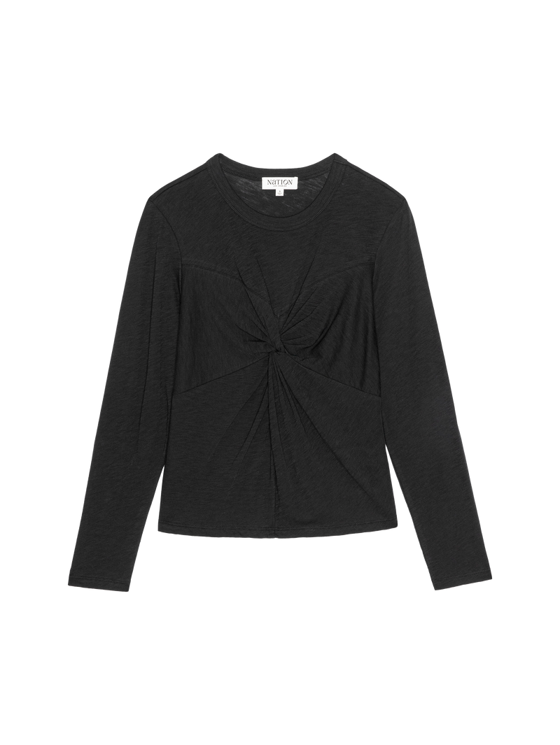 Nation Los Angeles Marion Twist Front Tee