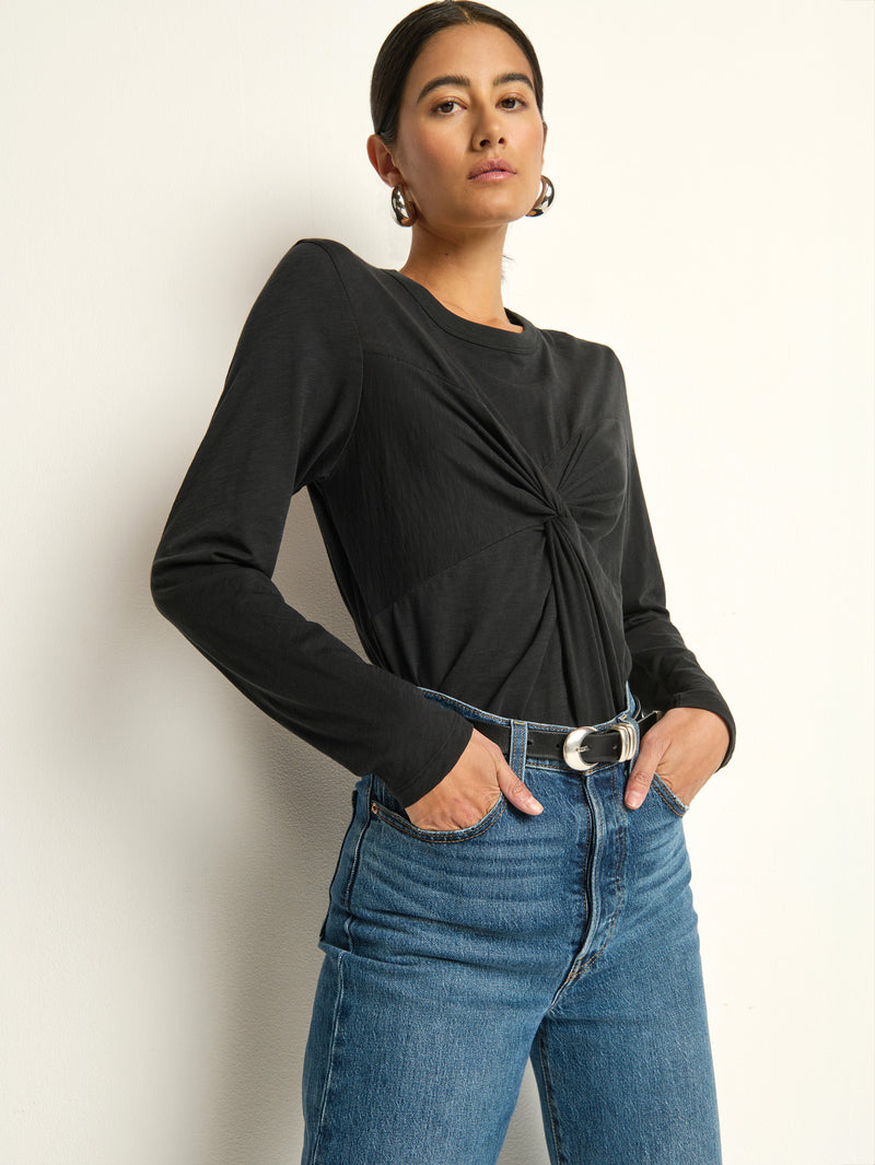 Nation Los Angeles Marion Twist Front Tee