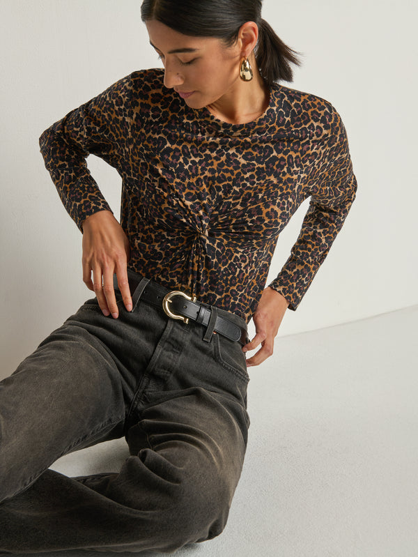 Nation Los Angeles Marion Twist Front Tee