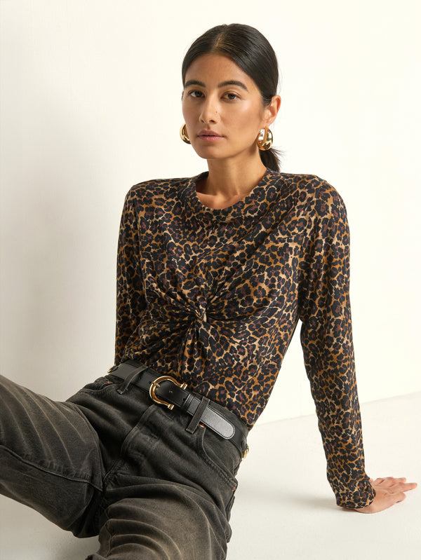 Nation Los Angeles Marion Twist Front Tee