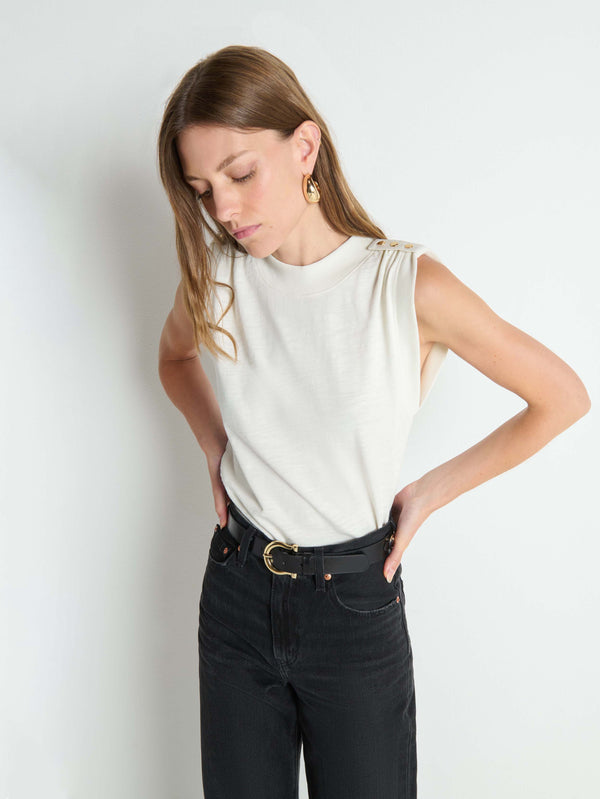 Nation Los Angeles Mikka Buttoned Tank