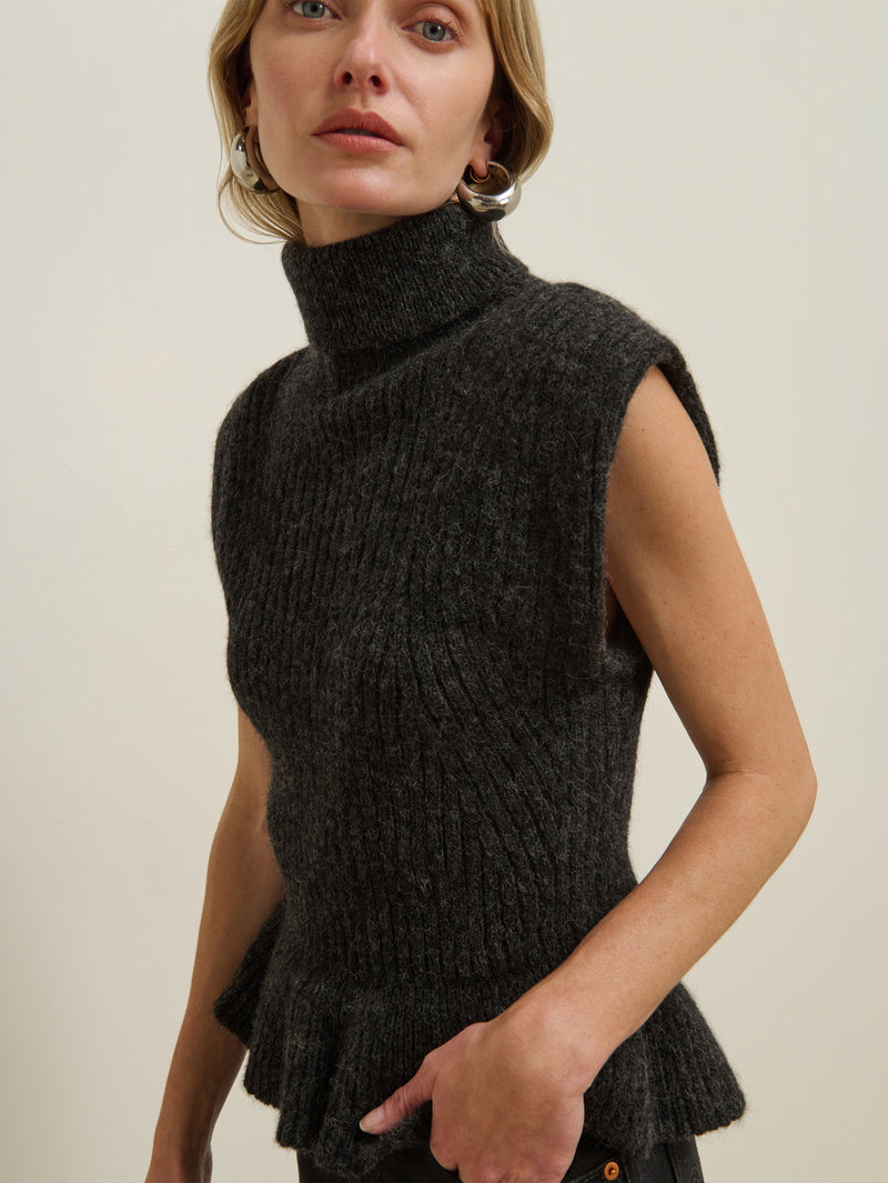 Nation Los Angeles Miranda Turtleneck Tank