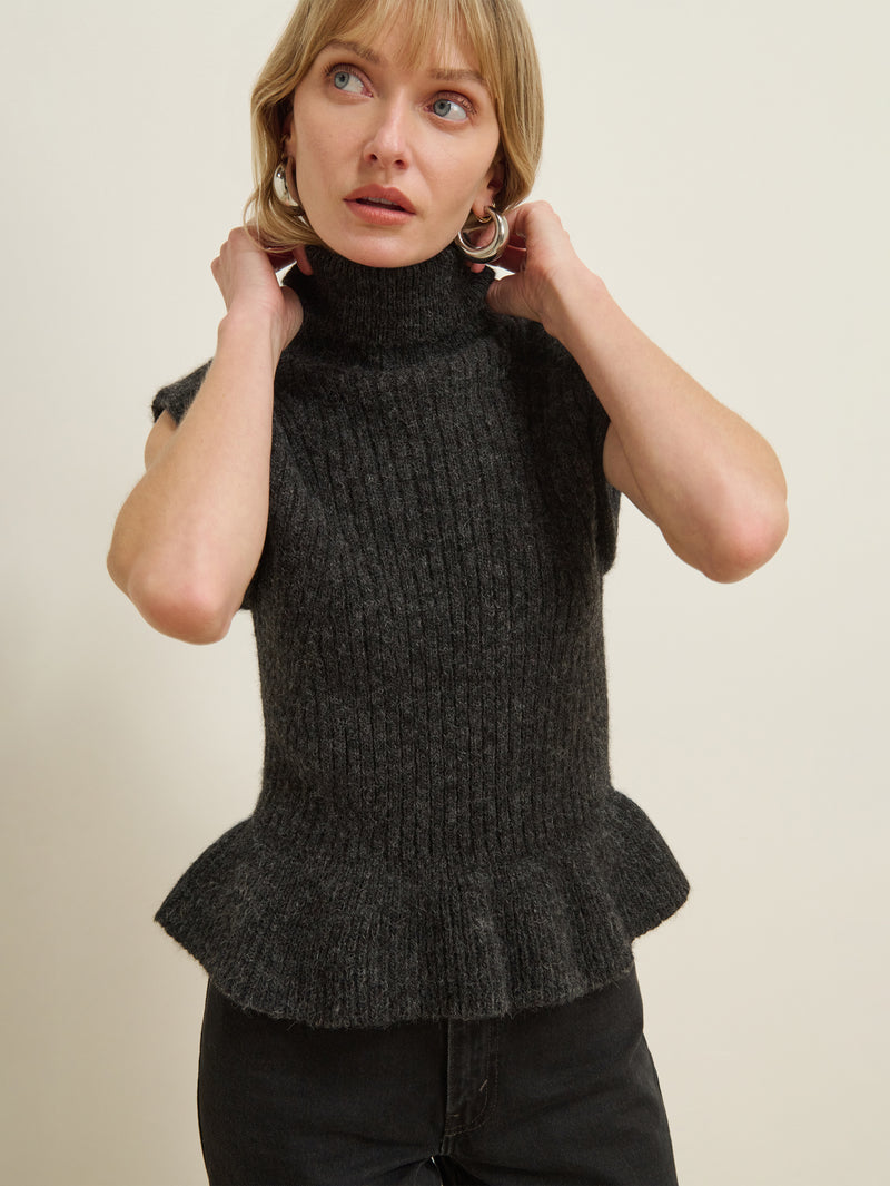 Nation Los Angeles Miranda Turtleneck Tank