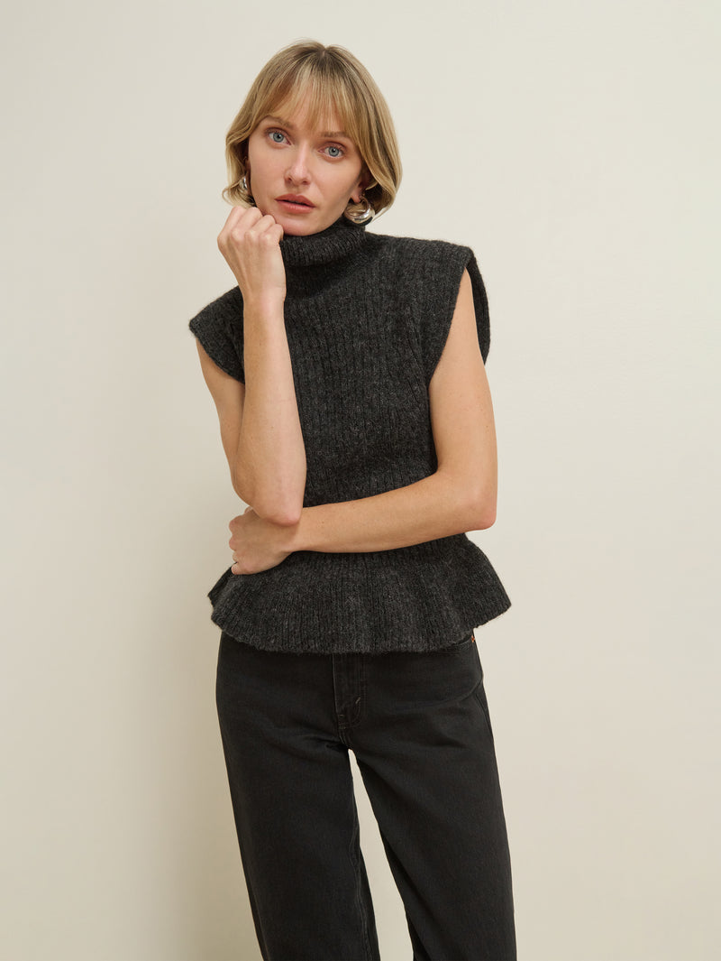 Nation Los Angeles Miranda Turtleneck Tank