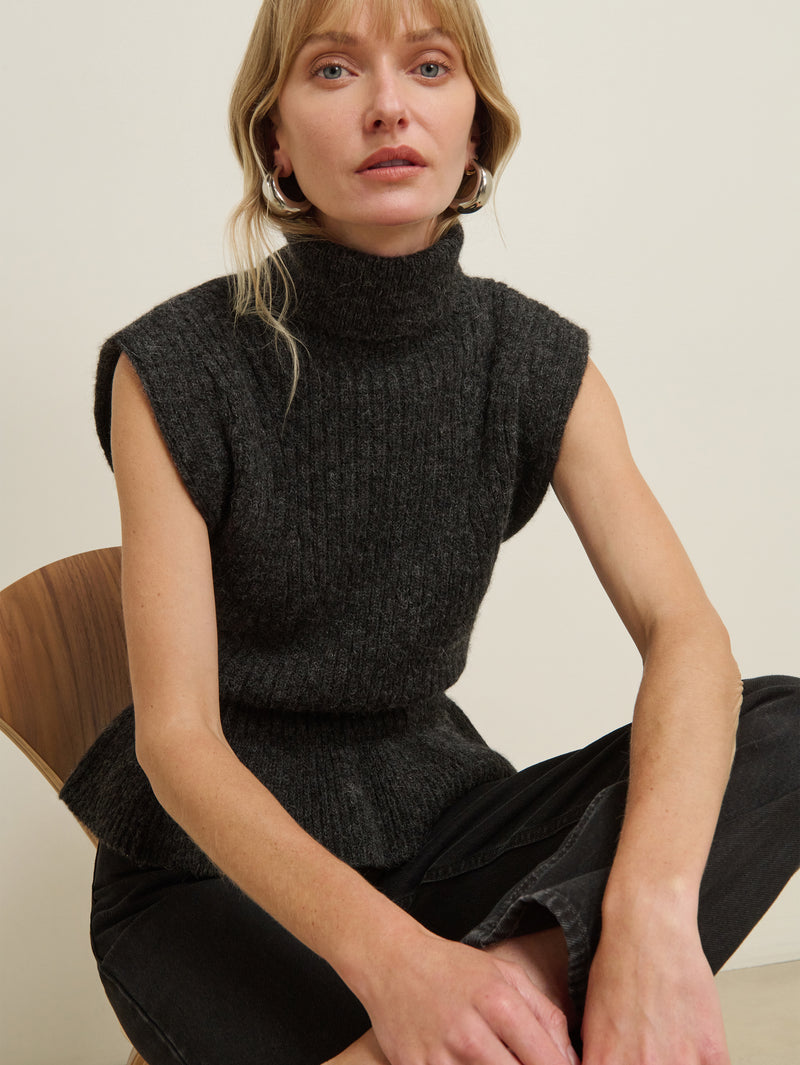 Nation Los Angeles Miranda Turtleneck Tank