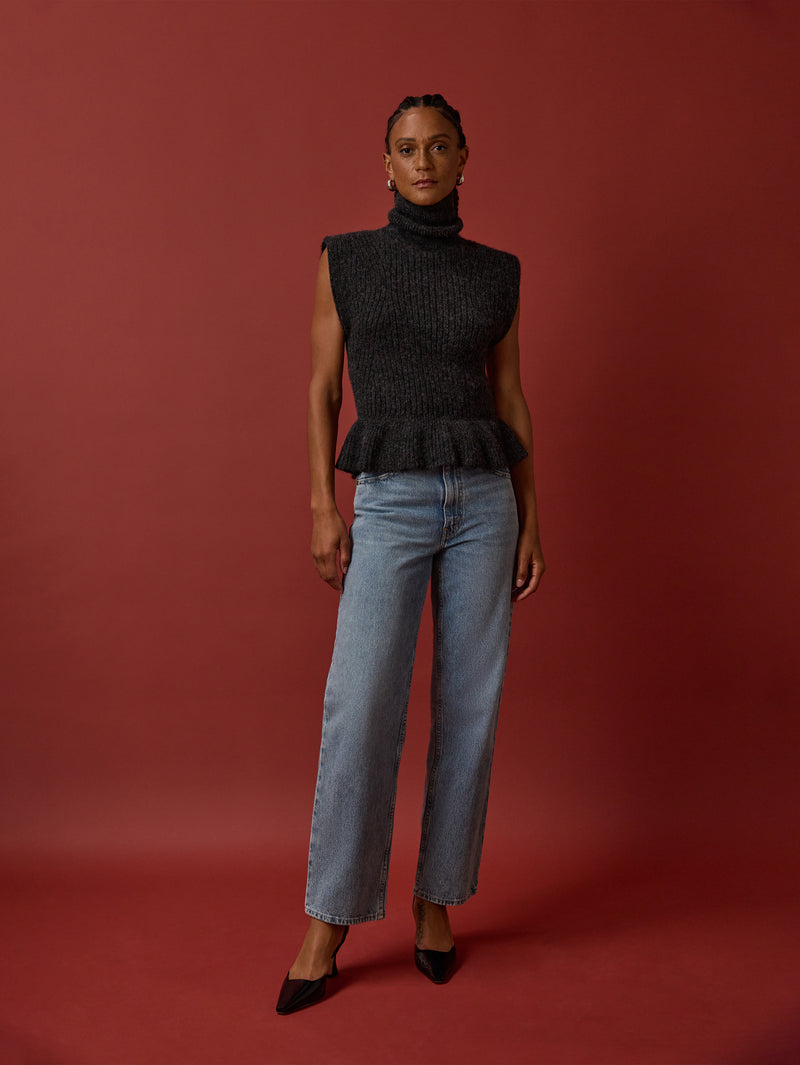 Nation Los Angeles Miranda Turtleneck Tank