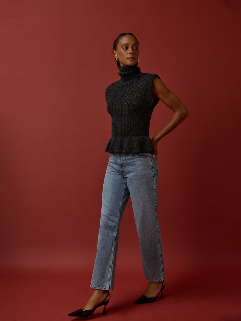 Nation Los Angeles Miranda Turtleneck Tank