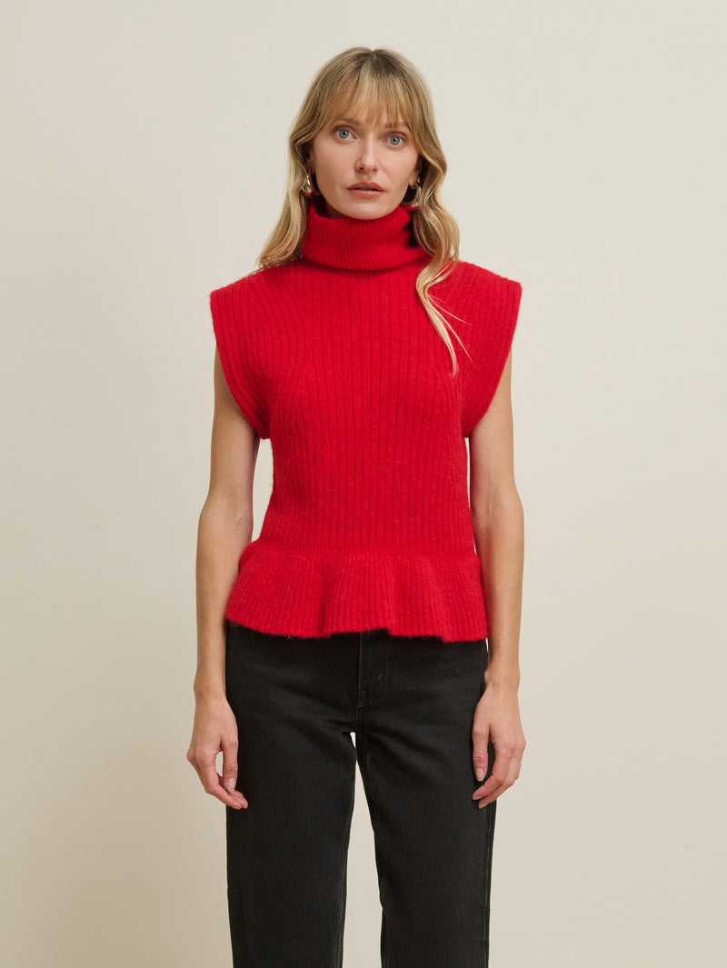 Nation Los Angeles Miranda Turtleneck Tank