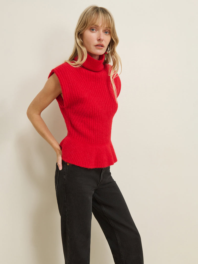 Nation Los Angeles Miranda Turtleneck Tank